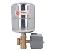 ciciglow Interruttore di Controllo della Pressione della Pompa Dell'acqua Serbatoio di Pressione in Acciaio Inossidabile Kit di Valvole di Prova in Rame - Automazione per Controllo Senza Pilo