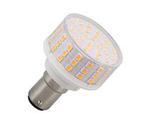 ciciglow Lampadina LED a Mais B15 da 10 W 1000LM Lampada a Risparmio Energetico Senza Sfarfallio per Lampada da Tavolo 85-265 V, Protezione per gli Occhi per Soggiorno (Luce calda)