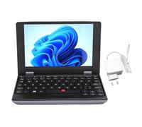 ciciglow Mini Laptop, Mini Computer Touch Screen da 7,0 Pollici, per J4115 12G, WIFI Dual Band 2.4G/5G, Laptop da Gioco Tascabile per 11 Pro (12GB+128GB Spina europea)