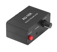 ciciglow Mini Preamplificatore Stereo, Amplificatore per Cuffie 20Db con Presa a Innesto, Preamplificatore Fono HiFi Interamente in Metallo per Registrazioni, Feste, Eventi dal Vivo