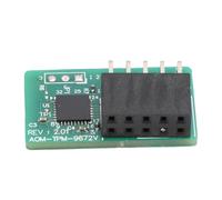ciciglow Modulo TPM 2.0, Modulo Verticale AOM TPM 9672 10 Pin SPI, Protegge i Dati con Aggiornamento Firmware, per Scheda Madre 10 Pin TPM Header