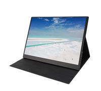 ciciglow Monitor Portatile, Monitor Esterno per Laptop da 14 Pollici 2K 2160x1440P IPS 60Hz, Mini HDMI, Tipo C, Micro USB, Interfaccia Aux da 3,5 Mm, Schermo Portatile