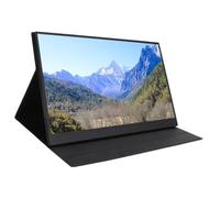 ciciglow Monitor Portatile, Monitor per Laptop IPS 4K 3840x2160P 60Hz da 17,3 Pollici, HDMI, Tipo C, Micro USB, Interfaccia AUX da 3,5 Mm, Schermo Portatile per PC Portatile