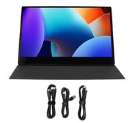 ciciglow Monitor Portatile, Monitor Portatile da 15,6 Pollici HD 1080P 60 Hz 62% SRGB, HDMI, USB C, AUX, Schermo Portatile, Touch Screen Esterno 16:9