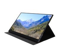 ciciglow Monitor Portatile, Monitor Portatile da 16,1 Pollici 1080P IPS 60Hz, Mini HDMI, Tipo C, Micro USB, Interfaccia Aux da 3,5 Mm, Estensore Schermo Portatile per PC Portatile