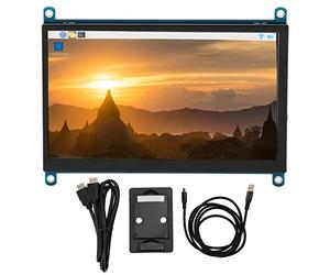 ciciglow Monitor Touchscreen Capacitivo da 7 Pollici, Pannello Display Touch Screen LCD IPS 1024x600 Modulo LCD HDMI per 4 3 2 1 B Supporto Windows 10/8.1/8/7