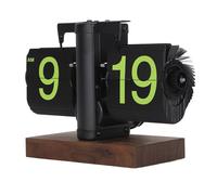 ciciglow Orologio a Fogli Mobili Digitale, Orologio a Fogli Mobili Digitale su un Lato da 12 Ore Orologio a Fogli Mobili Meccanico retrò Automatico per Ufficio Studio (Pagina verde con