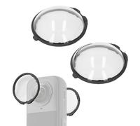 ciciglow per Protezioni per Obiettivi Standard X5, 2 Pezzi di Copriobiettivo in Vetro Ottico per Fotocamera, Impermeabili, Antiappannamento