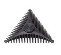 ciciglow Pettine per Barba con Denti Rotanti, Pettine Uomo, for Styling | Design compatto, adatto ai viaggi, materiale antistatico, delicato sui capelli, contorni alle curve del viso