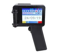 ciciglow Pistola per Stampante Portatile Portatile a Getto D'Inchiostro, Senza Macchina a Codifica a Getto di Inchiostro a Cartuccia con Touchscreen a LED HD 4.3in N6 per il Codice a
