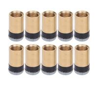 ciciglow Puntali per Stecche da Biliardo Premium da 10 Pezzi, Pelle PU di Alta qualità per Un Perfetto Controllo della Palla, Ideali per Gli Appassionati di Biliardo e Snooker, Facili da Attaccare
