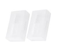 ciciglow Scatola di Immagazzinaggio della Batteria da 2 Pezzi, 2 * 20700 e Supporto della Custodia della Batteria, Supporto della Anti-inquinamento Trasparente per Aiutare a