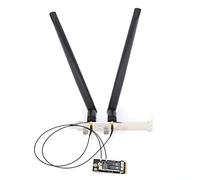 ciciglow Scheda Adattatore WiFi NGFF M.2, Scheda di Rete Wireless per Adattatore NGFF M.2 necessità di Alimentazione Aggiuntiva per A1369/A1370 Laptop Adatto per Schede (Without
