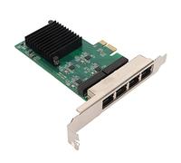 ciciglow Scheda Gigabit Ethernet a 4 Porte, Scheda Controller Ethernet 10/100/1000Mbps 4 Porte LAN Gigabit RJ45, Supporto per 98se/me/2000/XP/2003/Vista/2008