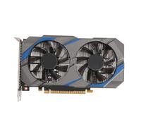 ciciglow Scheda Grafica GTX1050Ti PCI E, Scheda Grafica da Gioco per Computer Desktop GDDR5 128BIT 2.0 16X da 4 GB Doppia Ventola di Raffreddamento Supporto Porta HDMI VGA DVI