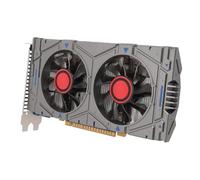ciciglow Scheda Grafica GTX750TI PCI E, Scheda Grafica da Gioco per Computer Desktop 2 GB GDDR5 128BIT PCI Express 2.0 16X Doppia Ventola di Raffreddamento Supporto Porta HDMI VGA DVI,