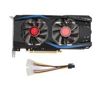 ciciglow Scheda Grafica GTX950 PCI E, Scheda Grafica da Gioco per Computer Desktop 2 GB GDDR5 128BIT PCI Express 2.0 16X Doppia Ventola di Raffreddamento Supporto Porta HDMI VGA DVI,