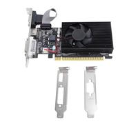 ciciglow Scheda Grafica PC DDR3 a 64 Bit da 2 GB con Interfaccia Multimediale HD Porta DVI VGA, Supporto PCIe X16 2K per Architettura Fermi