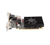 ciciglow Scheda Grafica per Computer GT730, Ventola di Raffreddamento Singola per PC 2G 64 Bit DDR3 Supporto per Ventola di Raffreddamento Singola Uscita HDMI VGA DVI Interfaccia Bus PCI