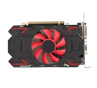 ciciglow Scheda grafica per computer HD7670, 4 GB DDR5 128 bit, scheda grafica PC con ventola di raffreddamento, supporto HDMI VGA DVI, con slot PCI Express 2.0 16X (HD7670 4 GB DDR5)