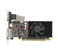 ciciglow Scheda Grafica per Computer, Scheda Grafica Discreta per PC DDR3 da 64 Bit da 1 GB Che Supporta L'uscita HDMI VGA DVI Interfaccia Bus PCI Express 2.0 X 16 Raffreddamento Rapido