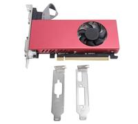 ciciglow Scheda Grafica per Giochi GDDR5 da 4 GB 128 Bit 6000 MHz, Uscite VGA HD DVI, Ventola di Raffreddamento in Metallo, per PC Desktop