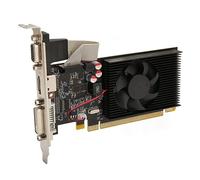 ciciglow Scheda Grafica R5 220 da 1 GB, Schede Grafiche per Computer DDR3 a 64 Bit Ventola di Raffreddamento 650/533 MHz Porte VGA DVI HDMI Scheda Video da Gioco PCI Express 1.1 X 16