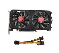 ciciglow Scheda Grafica RX580 PCI E, Scheda Grafica da Gioco per Computer Desktop GDDR5 8GB 256BIT PCI Express 2.0 16X Doppia Ventola di Raffreddamento, Scheda Video GPU
