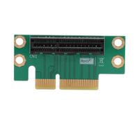 ciciglow Scheda Riser PCI Express 4X, Scheda Adattatore da 90 Gradi, Trasmissione Stabile, Ideale per Progettazione Grafica, Giochi, Visione di Video, Adatta per Server 1U 2U