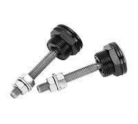 ciciglow Set di Perni per Cofano Lavorati a CNC, 2 Pezzi, Durevoli Chiusure a Pulsante per Modifiche Auto, Alluminio 22 Mm/32 mm. (22MM)