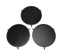 ciciglow Set Griglia a Nido D'ape per Broncolor P70 - Controllo della Luce 10°/30°/50°, Diffusore Riflettore in Lega di Alluminio con Custodia per Ritratti Fotografici di Prodotti