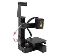 ciciglow Stampante 3D Mini, Macchina da Stampa 3D 40 Mm/s per Bambini e Principianti, Supporta il Filamento TPU PLA da 1,75 Mm, Dimensioni di Stampa (Spina europea)