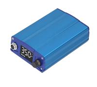 ciciglow Stazione di Saldatura Digitale, Kit Saldatore da 75 W con Supporto per Controllo Intelligente della Temperatura, Kit Saldatore con Filo di Terra Antistatico con Display LCD (Spina europea)