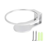 ciciglow Supporto per Montaggio a Parete con Presa per HomePod Mini, Staffa per Montaggio a Parete Facile da Installare con Gestione del Cavo, Accessori Salvaspazio con Viti (SILVER)