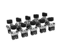 ciciglow Switch Knob Switch di Posizione a 2 Posizioni per Controllo della Macchina, Lega di Alluminio 10 Pc per L'applicazione di Larghezza su Utensili Set di Utensili