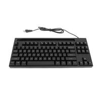 ciciglow Tastiera da Gioco Cablata USB, Effetto Luce Colorata, Slot per Cellulare, Design Ergonomico, 19 Tasti Senza Conflitti, per PC Portatile