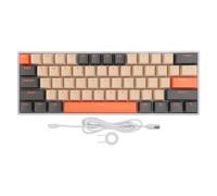 ciciglow Tastiera Meccanica a 61 Tasti, modalità Retroilluminazione RGB 2.4G Bluetooth 3.0 5.0 Tipo C Tastiera Meccanica Cablata Tastiera da Gioco