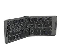 ciciglow Tastiera Pieghevole, Batteria da 90 MAh, Interfaccia di Tipo C, Supporto di più Dispositivi, Tastiera Pieghevole Wireless per Laptop per Tablet