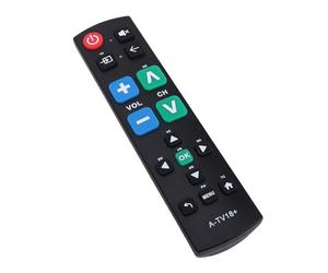 ciciglow Telecomando Sostitutivo per TV, Telecomando Sostitutivo con Pulsanti Grandi, TV in ABS Compatibile con Tutti i Modelli di Smart LCD LED HDTV 3D