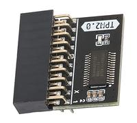 ciciglow TPM 2.0 Modulo di sicurezza di crittografia, modulo TPM 20Pin per Win11 per Gigabyte per ASUS 2x10P Standalone Crypto Processor Security Module