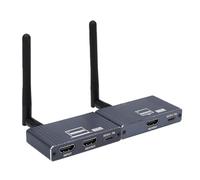 ciciglow Trasmettitore e Ricevitore HDMI Wireless, Kit di Estensione Plug and Play con Uscita HD 1080P 60Hz, Adattatore Dual Band 2,4/5 GHz per PC TV Box Proiettore