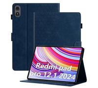Cicili Custodia per Redmi Pad Pro 12.1 / Xiaomi Poco Pad 12.1 Flip Case Cover per Xiaomi Redmi Pad Pro 12.1 Pollici Tablet Folio Custodia Custodia Protettiva con Custodia Supporto in Pelle PU - Blu