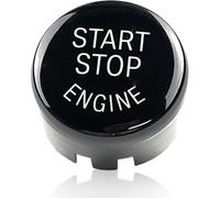 ciciment Pulsante Start-Stop, copertura per pulsante di avviamento motore, compatibile con Serie 1 2 3 4 5 6 7 Serie X1 X3 X4 X5 X6 / F20 F30 F10 F01 G30 G11 (nero)