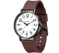 cicininc Orologio con lancetta dei secondi per donne che allattano | | Cinturino in silicone | quadrante facile da leggere | 12/24 ore | per infermieri, studenti infermieristici
