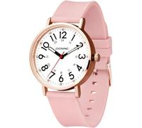 cicininc Orologio con lancetta dei secondi per donne che allattano | | Cinturino in silicone | quadrante facile da leggere | 12/24 ore | per infermieri, studenti infermieristici