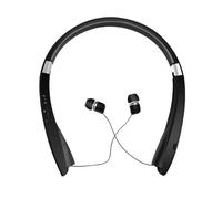CiciRay Trading 1 pz compatibile for SX-991 wireless sport archetto da collo pieghevole telescopico cablato con Bluetooth 5.0 auricolari stereo cuffia microfono(Black)