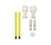 CiciRay Trading Bullone Universale for Sedile WC, Accessorio for Sostituzione e Fissaggio della Cerniera for sospeso a Parete, for impieghi gravosi(Top Mounted)