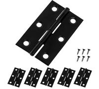 CICISTORY 6 Pezzi Cerniere Rimovibili Acciaio Inossidabile，Cerniera Pieghevoli 44×32×1mm ，cerniere porte acciaio Inox Set per Porte in Legno, Finestre, Armadi, Cancello da Giardino