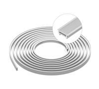 CiCixixi Profilo LED in Silicone T2010 3m senza macchie per strisce Flessibili da 10 a 12 mm IP67 impermeabile 12 x 12mm illuminazione a 120° (senza striscia LED)