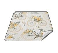 Cicli Primavera Estate Fiori Freschi Impermeabile Picnic Cestino Portatile Prato Prato Coperta per Outdoorsy Persone Regali di Primavera cobijas para la playa
